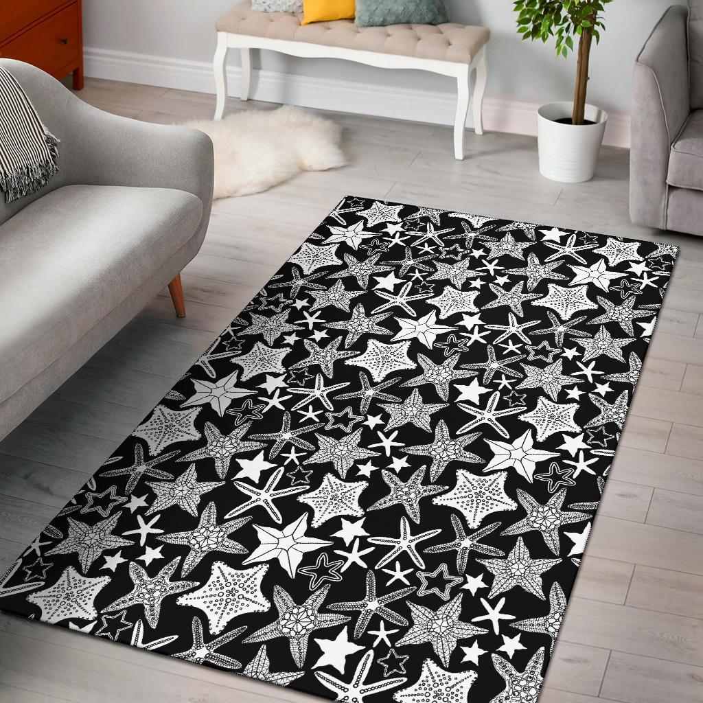 Mountain Print Pattern Area Rug  Chussin | Home Decor Easily