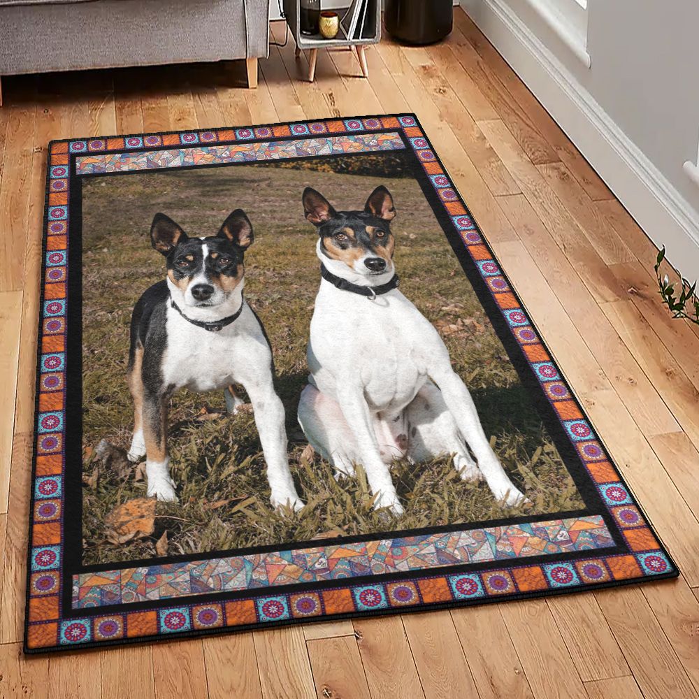 Mouse Washable Rugs, Rat Terrier Rug  Chussin | Home Decor Easily