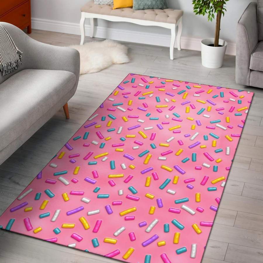 Music Note Pattern Print Area Rug  Chussin | Home Decor Easily