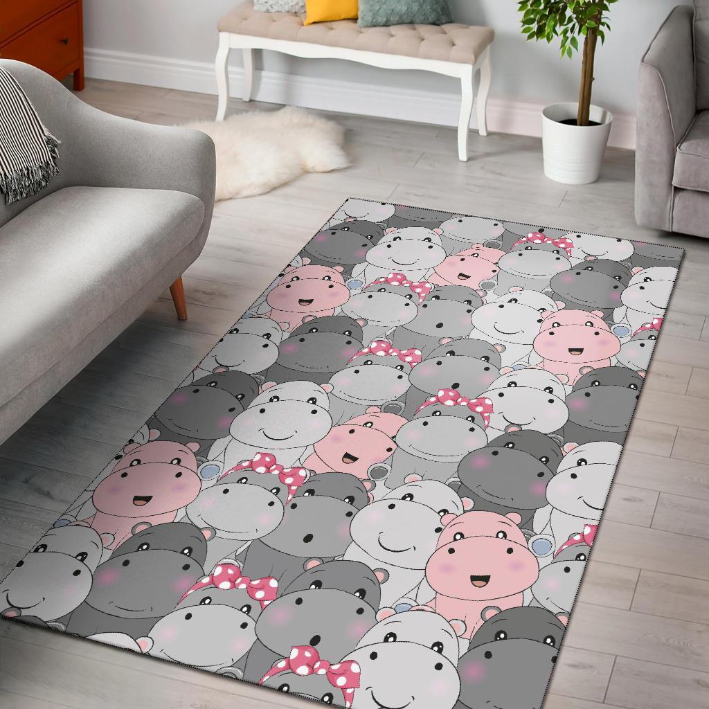 Music Note Print Pattern Area Rug  Chussin | Home Decor Easily