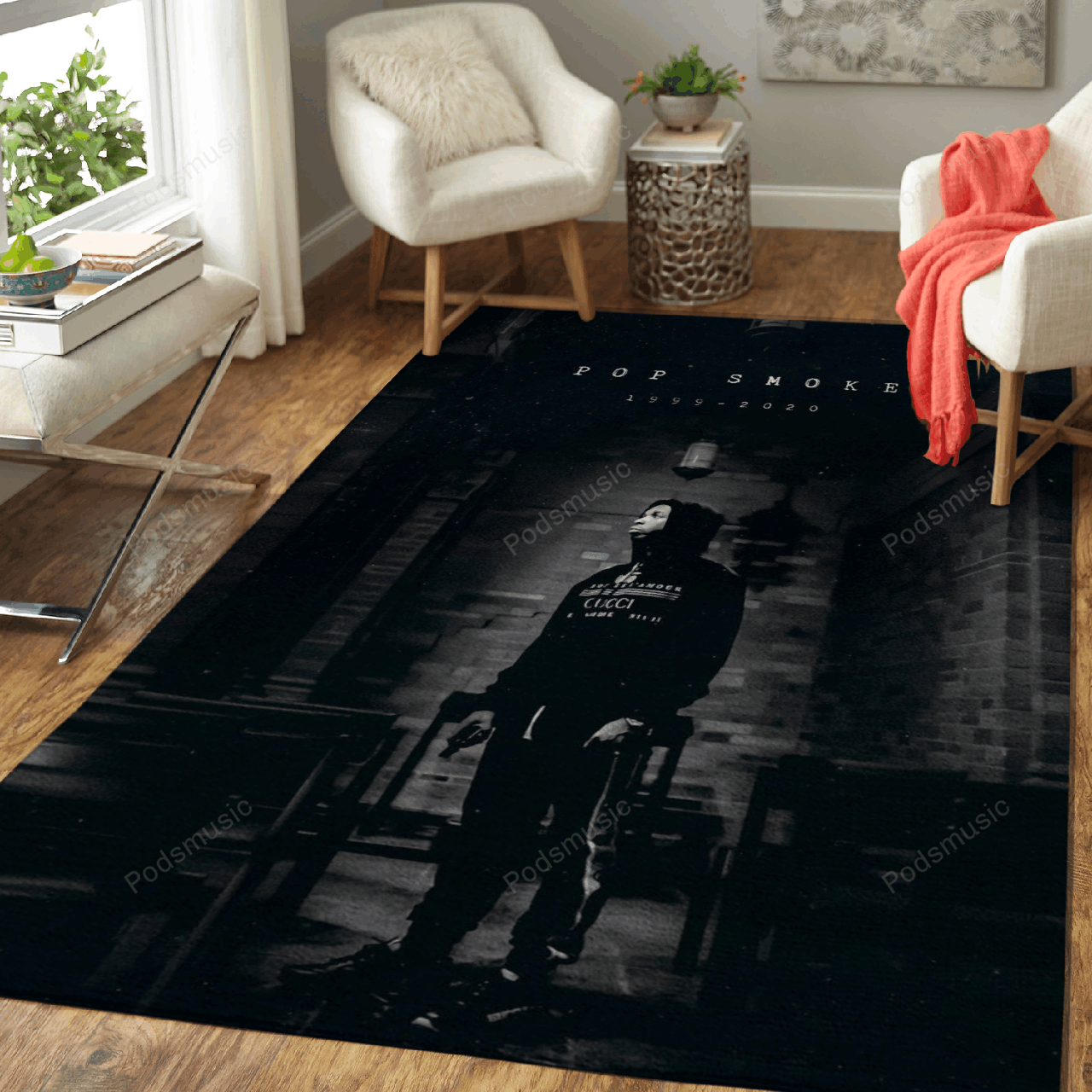Music Rapper Pop Smoke Music Legends Art For Fans Area  Chussin | Home Decor Easily