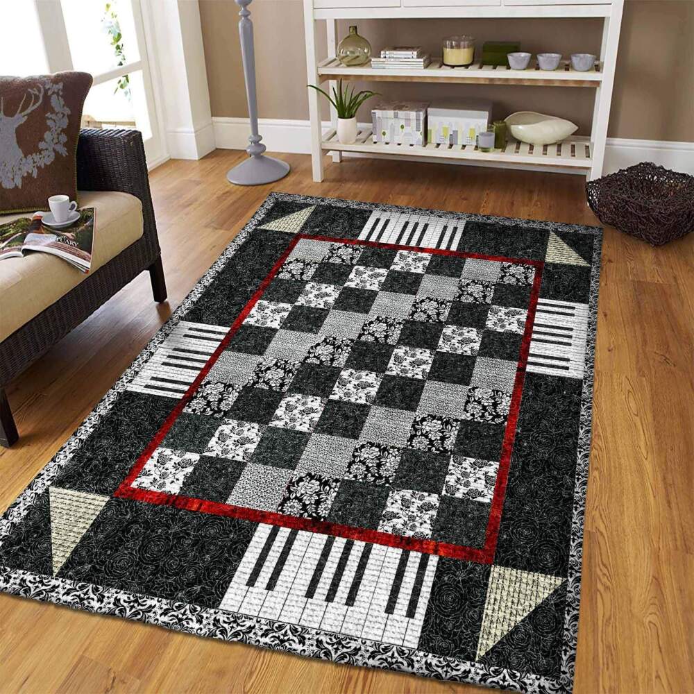 Music Rug Rb7A8E7E5448 Area  Chussin | Home Decor Easily