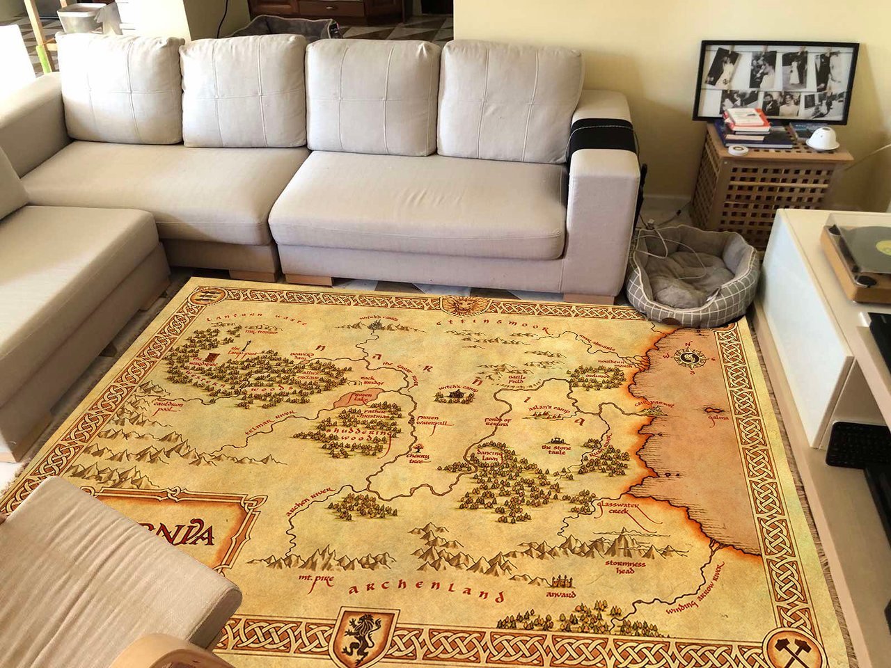 Narnia Map Area Rug - Chussin | Home Decor Easily