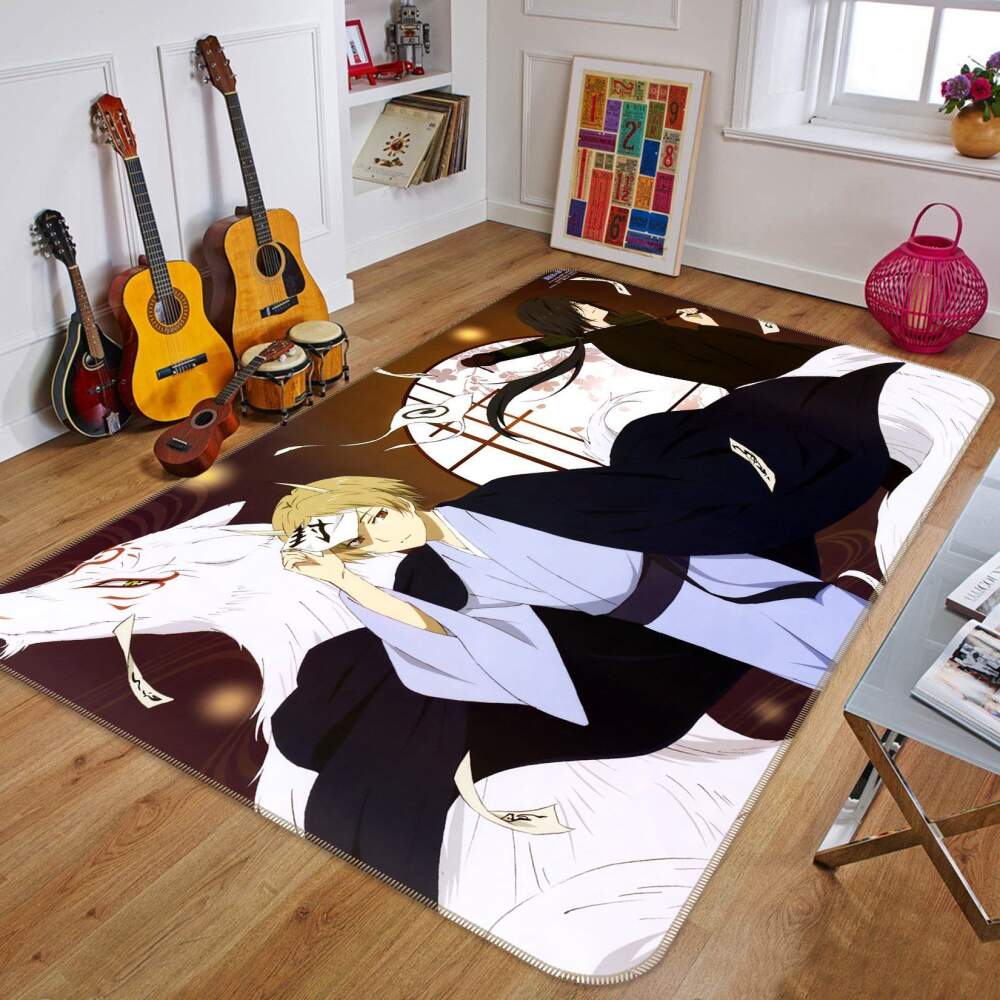 Natsume Anime 13 Area Rug Bed Room Regtangle  Chussin | Home Decor Easily