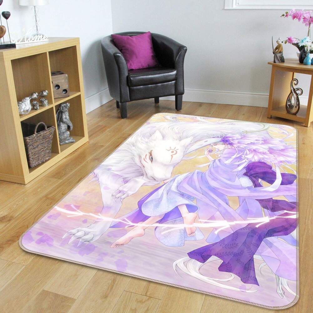 Natsume Anime 23 Area Rug Bed Room Regtangle  Chussin | Home Decor Easily
