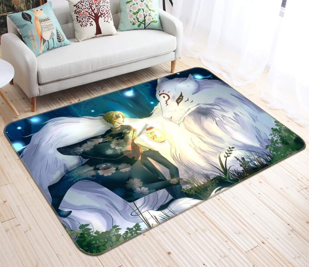 Natsume Anime 24 Area Rug Bed Room Regtangle  Chussin | Home Decor Easily