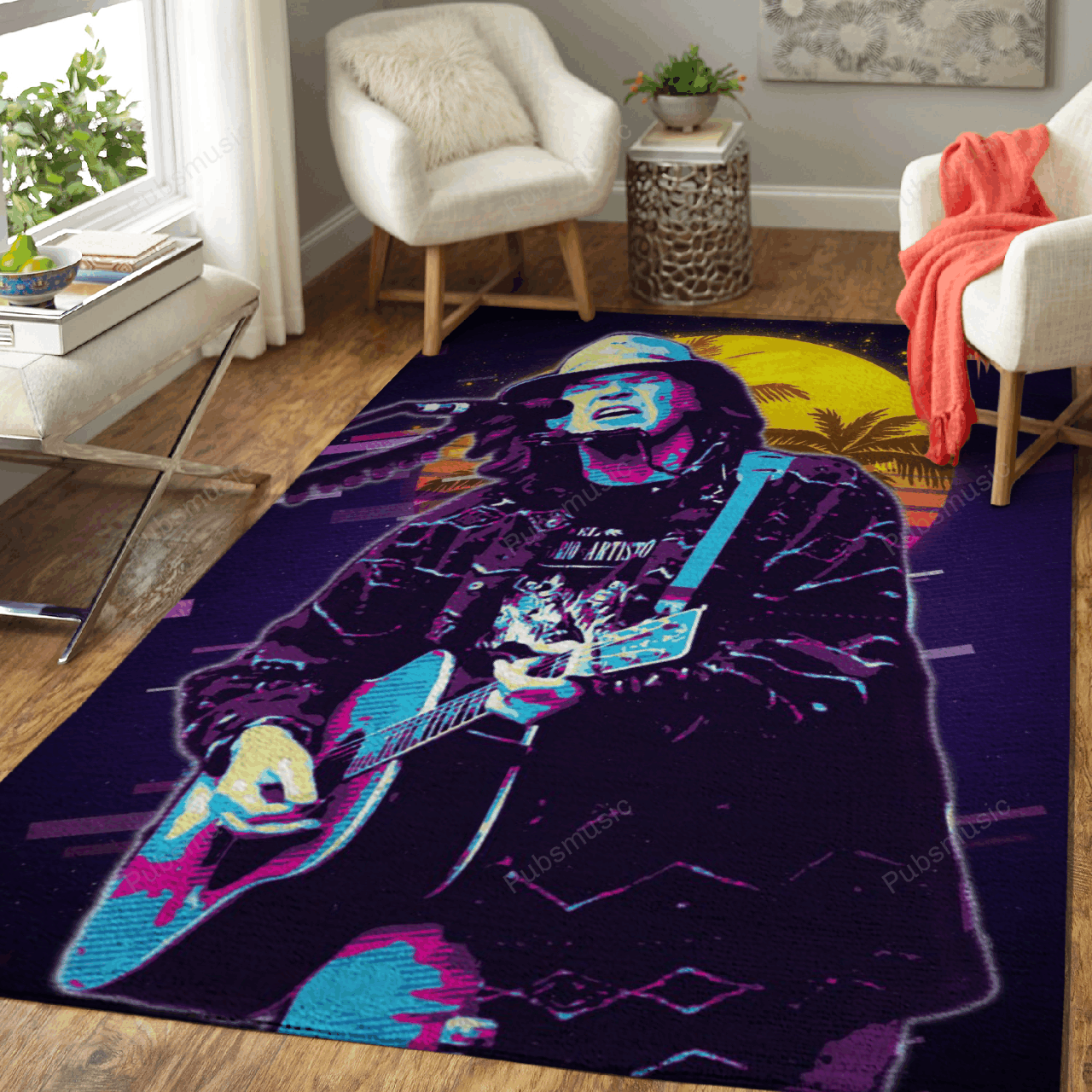 Neil Percival Young Artwork Music Synthwave 80S Art For Fans Area  Chussin | Home Decor Easily