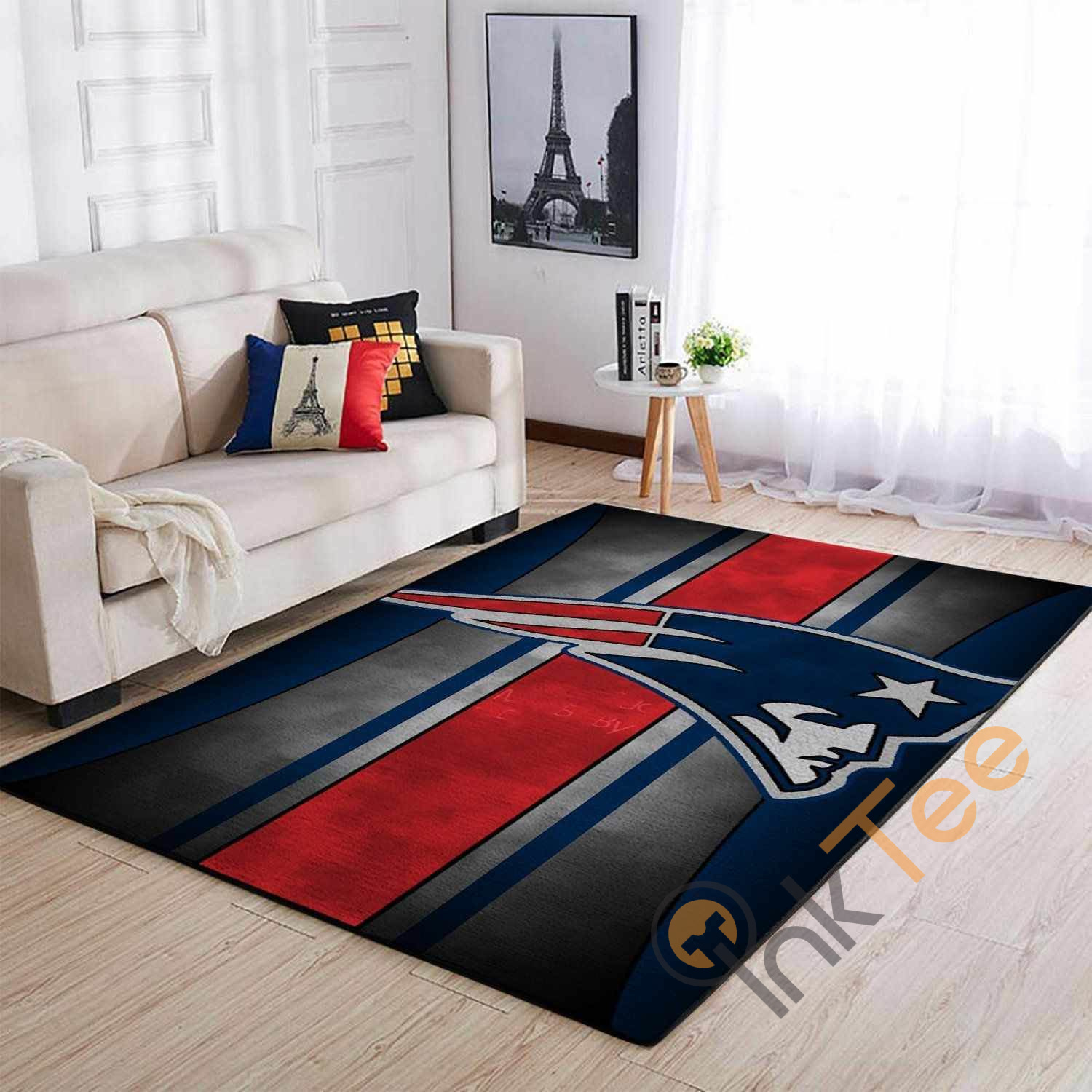 New England Patriots Area Rug - Chussin | Home Decor Easily