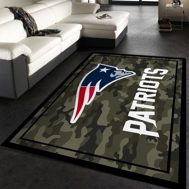 New England Patriots Nfl 35 Area Rug And  Chussin | Home Decor Easily