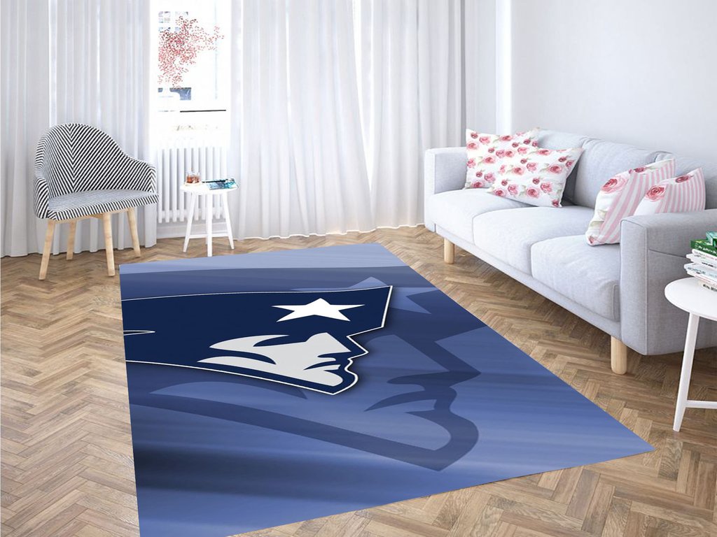 New England Patriots Wallpaper Living Room Modern Carpet Rug -  Chussin | Home Decor Easily