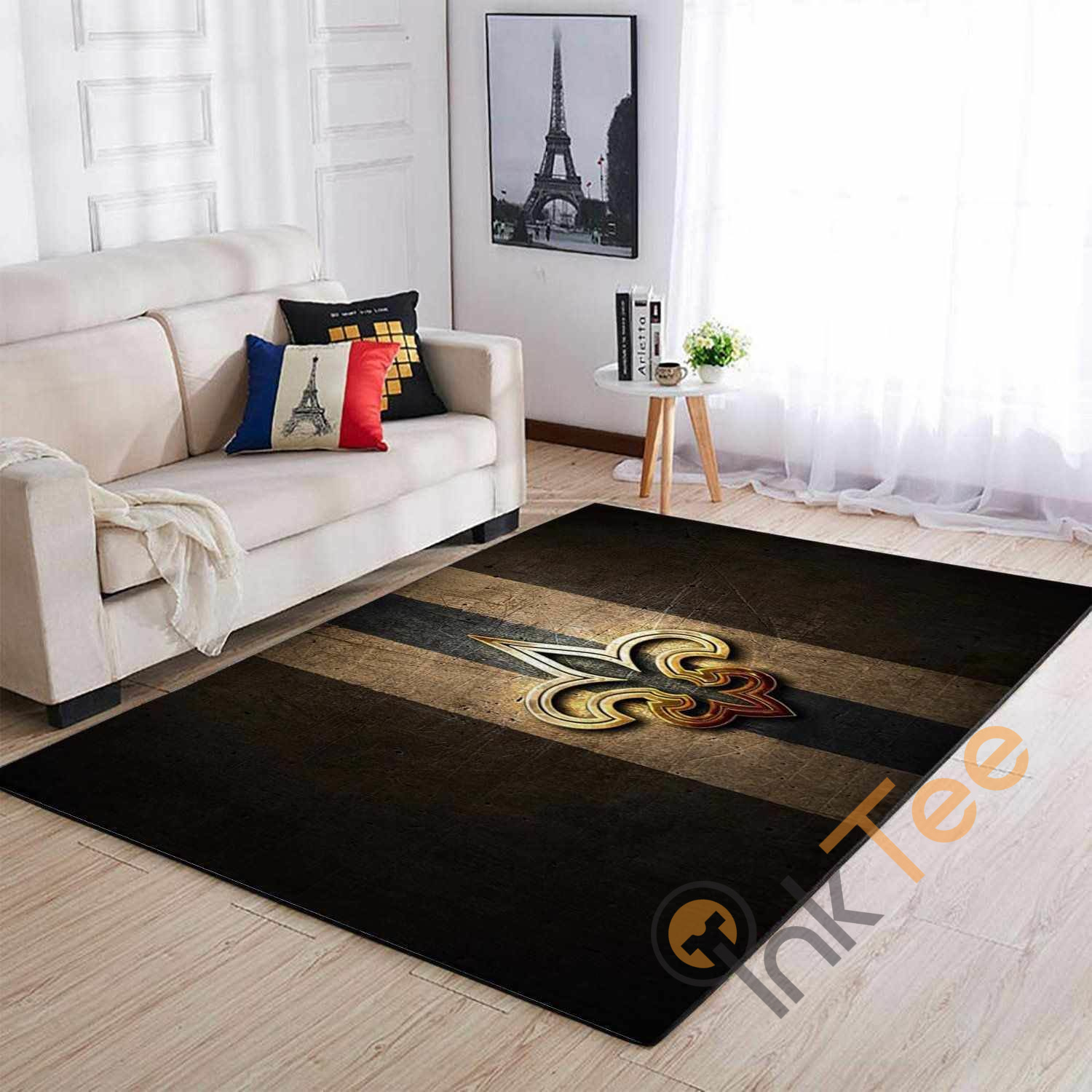 New Orleans Saints Area Rug -  Chussin | Home Decor Easily