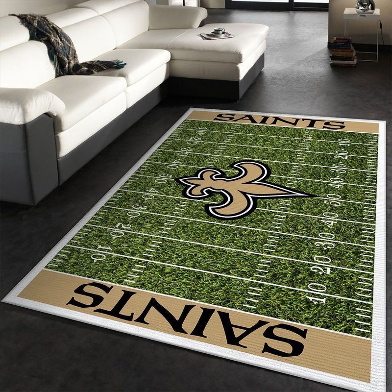 New Orleans Saints Nfl 16 Area Rug And  Chussin | Home Decor Easily