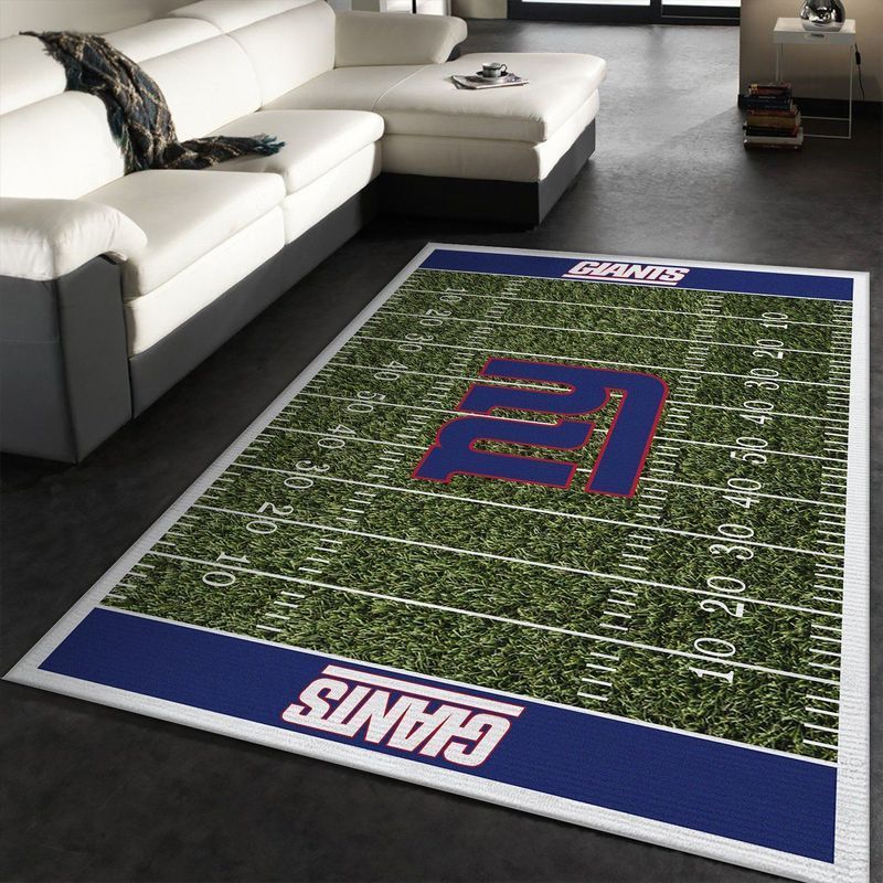 New York Giants Nfl 23 Area Rug And Chussin | Home Decor Easily
