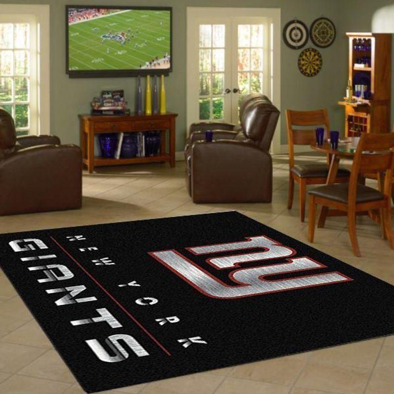 New York Giants Nfl Team Chrome Nice Gift Area Rug Area Rug Regtangle Chussin | Home Decor Easily
