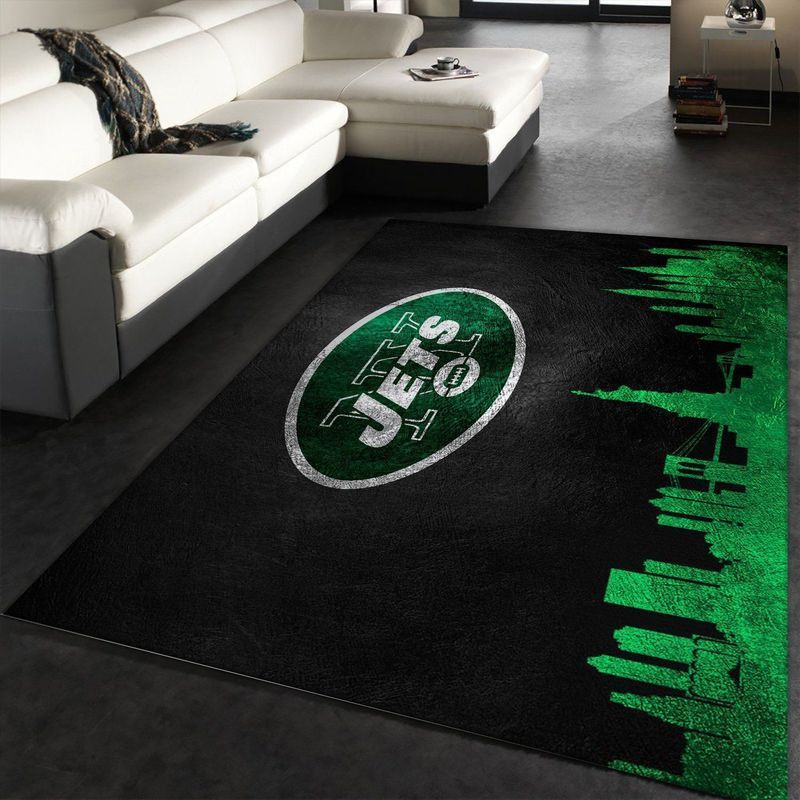 New York Jets Nfl 17 Area Rug And Chussin | Home Decor Easily