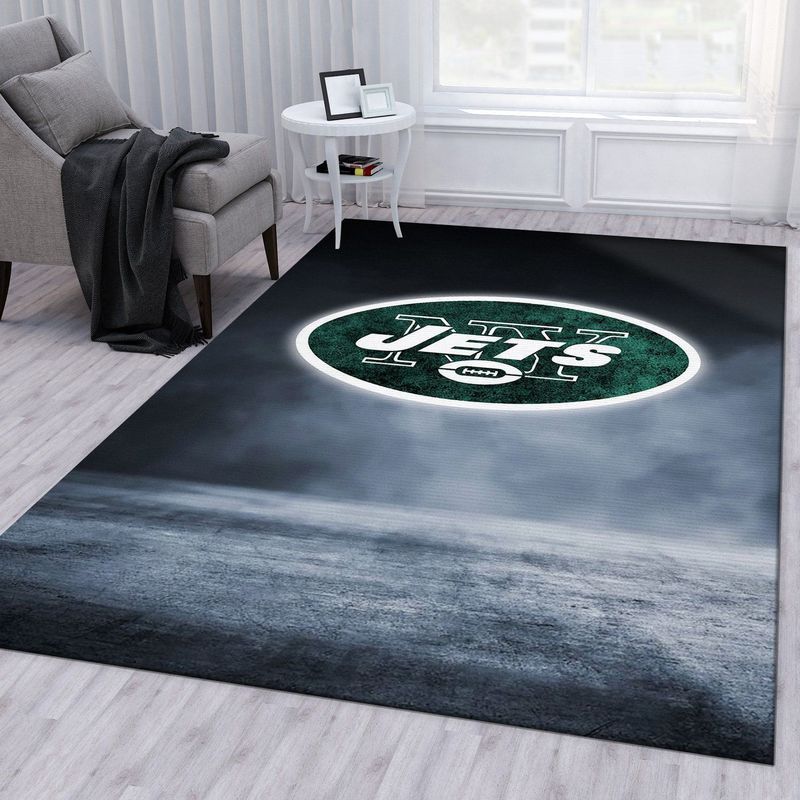 New York Jets Nfl 6 Area Rug Bed Room Regtangle Chussin | Home Decor Easily