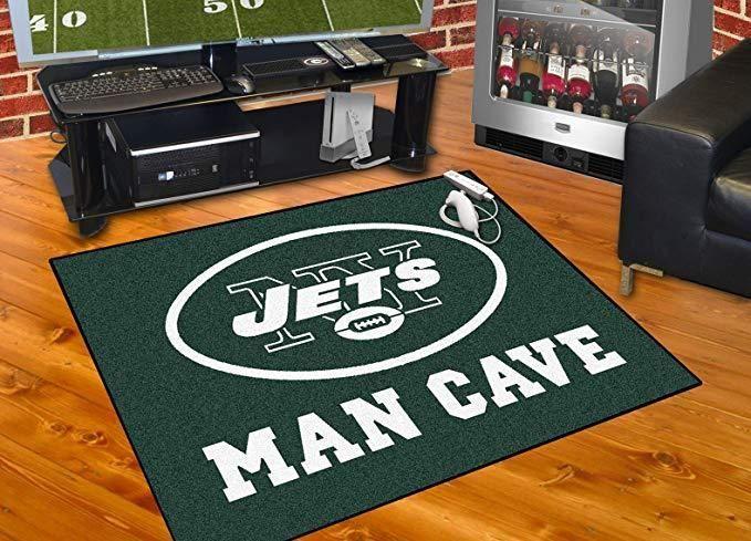 New York Jets Rug Football Regtangle  Chussin | Home Decor Easily