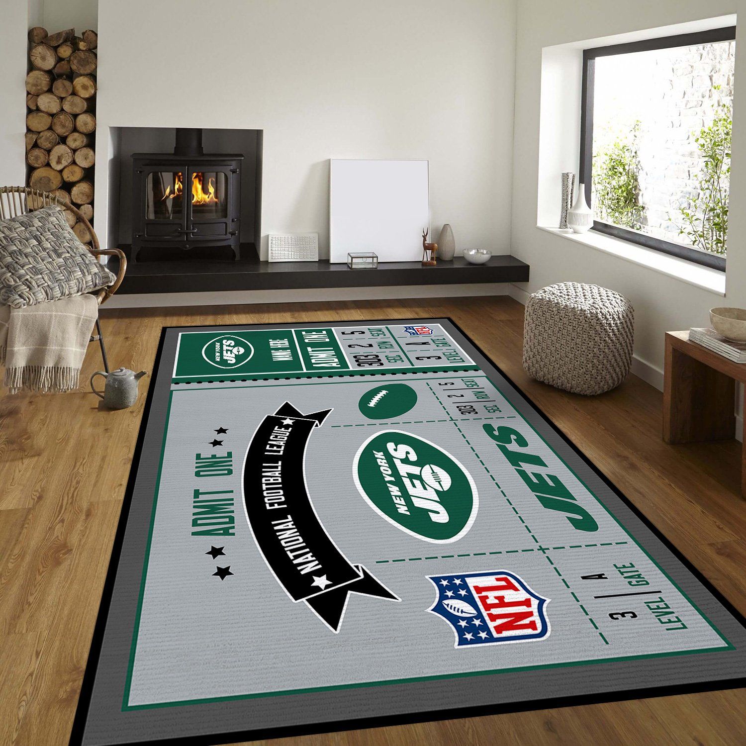 New York Jets Sport Rug – Custom Size And Printing -  Chussin | Home Decor Easily