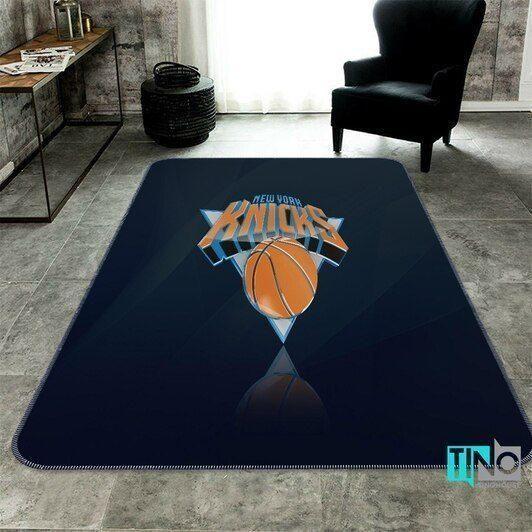 New York Knicks Area Rug Nba Basketball Team Logo Regtangle V2164  Chussin | Home Decor Easily