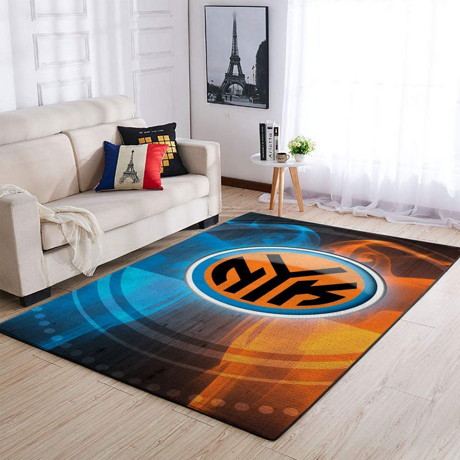 New York Knicks Area Rug Nba Basketball Team Logo Regtangle V2167  Chussin | Home Decor Easily