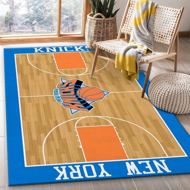 New York Knicks Nba 3 Area Rug Bed Room Regtangle | Home Decor Easily