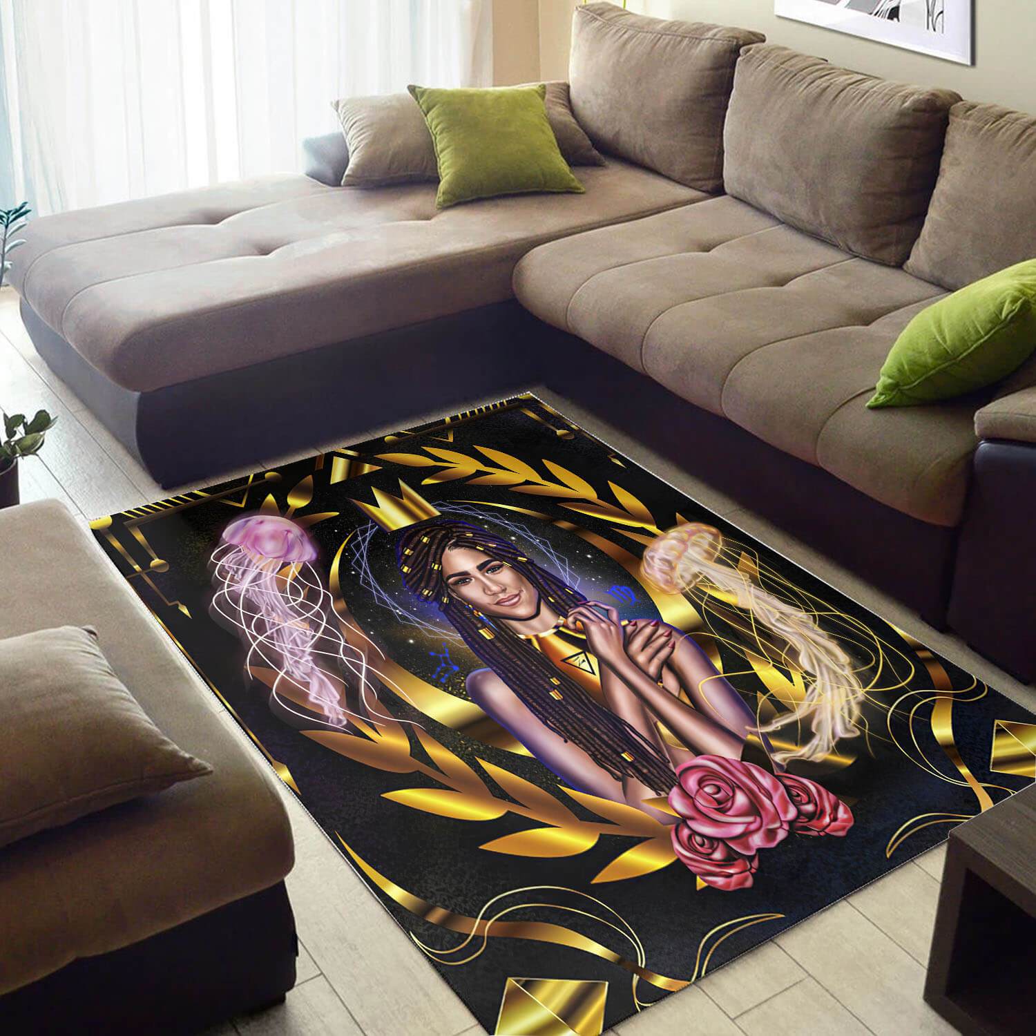 Nice African Style Fancy Inspired Queen Carpet Room Rug -  Chussin | Home Decor Easily