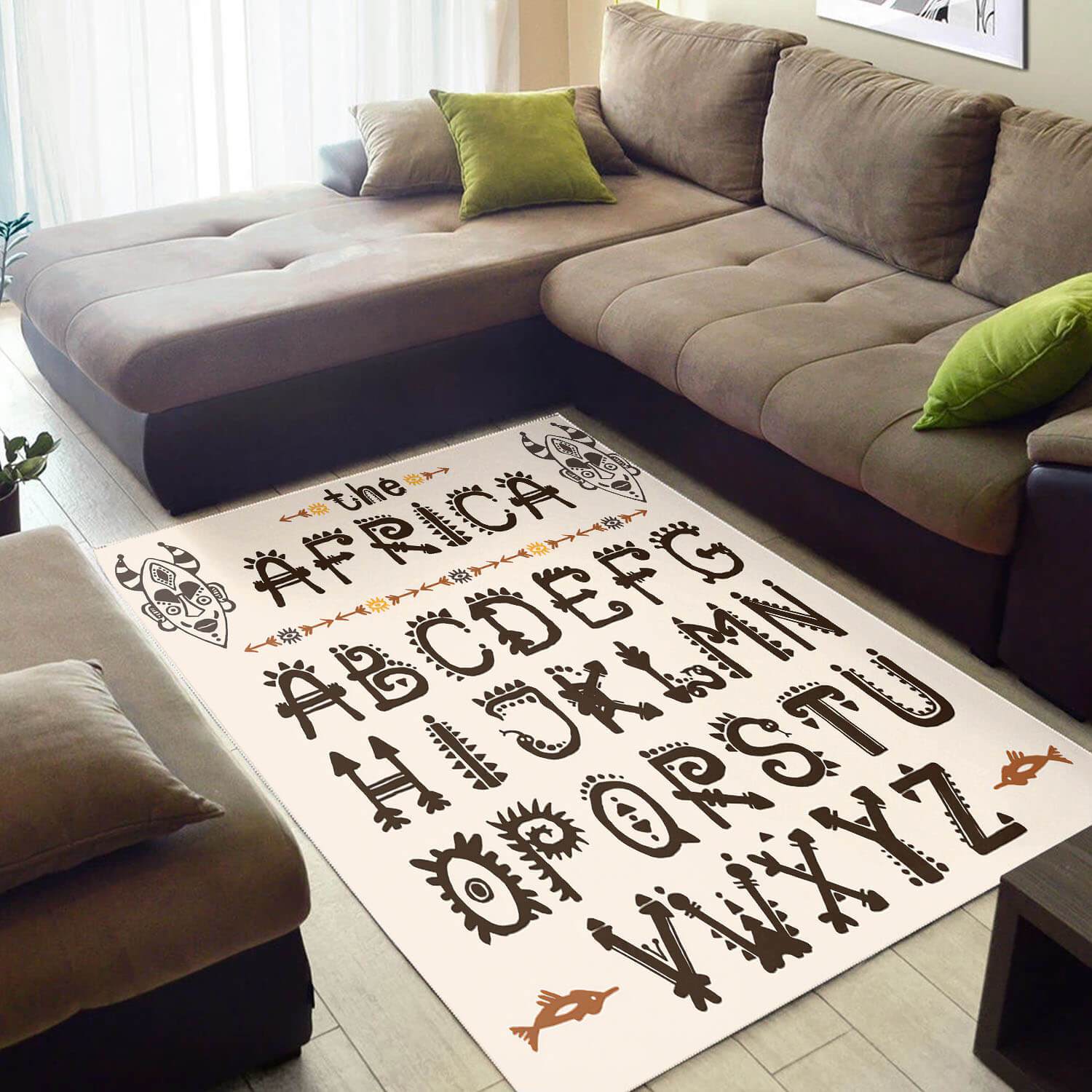 Nice African Unique Inspired Ethnic Seamless Pattern Themed Style Rug -  Chussin | Home Decor Easily