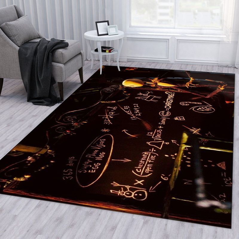Nightmare Before Christmas 13 Area Rug Bed Room Regtangle  Chussin | Home Decor Easily