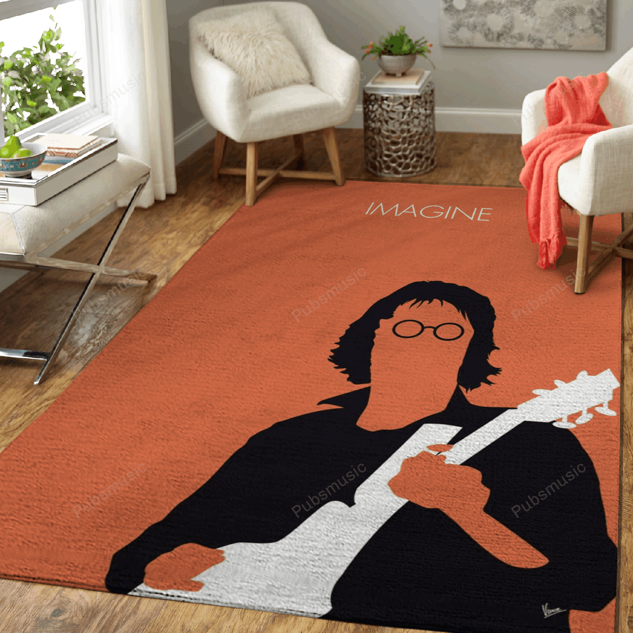 No013 My John Lennon Minimal Music Artwork Minimal Music Artworks Art For Fans Area  Chussin | Home Decor Easily