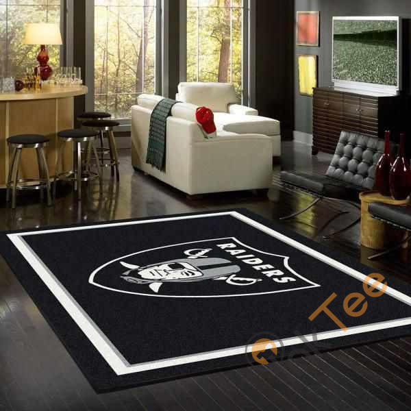 Oakland Raiders Area Rug - Chussin | Home Decor Easily