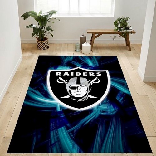 Oakland Raiders Nfl Area Rug Bedroom Rug Us Gift Area Rug  Chussin | Home Decor Easily
