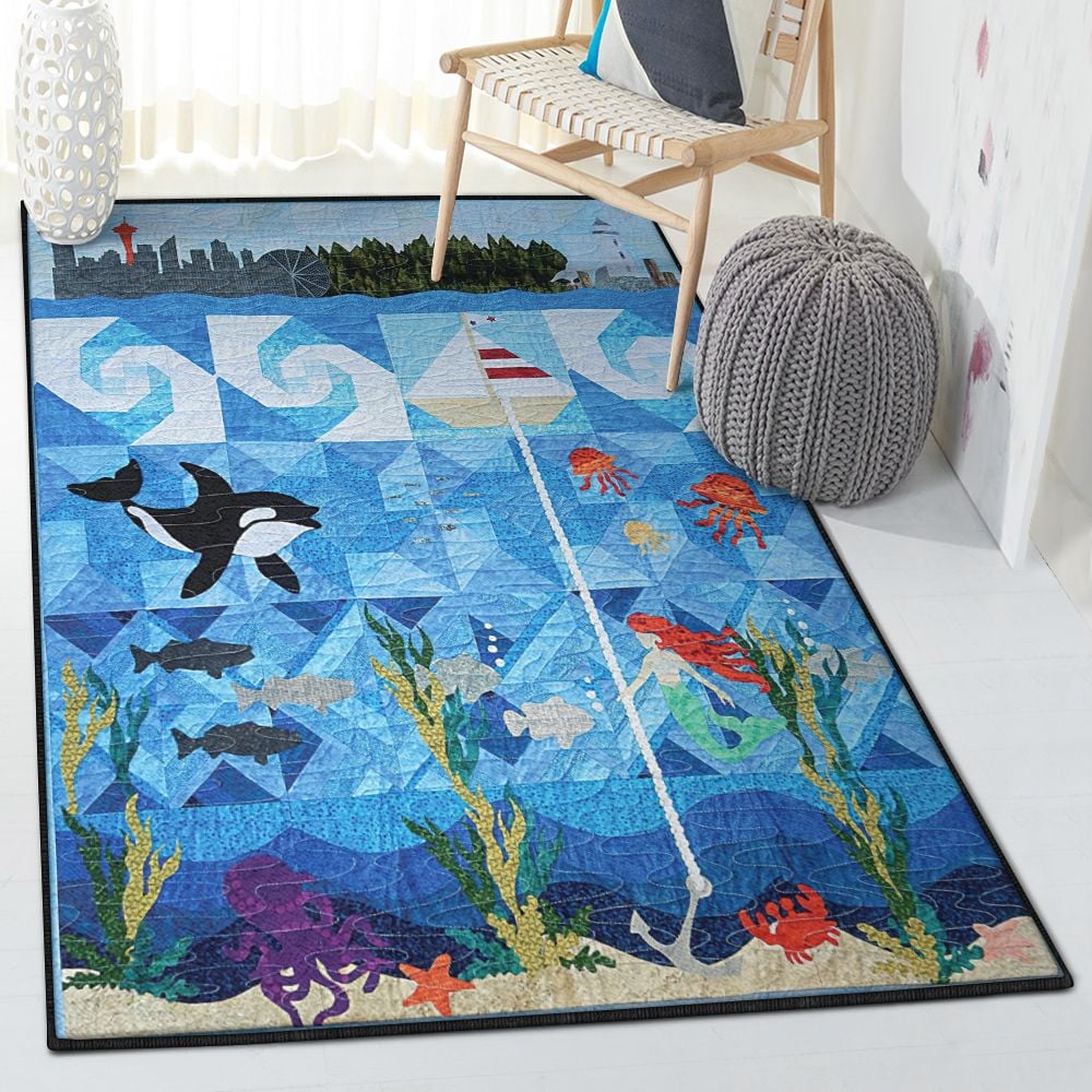 Ocean Life Indoor Outdoor Rugs, Ocean Rug  Chussin | Home Decor Easily