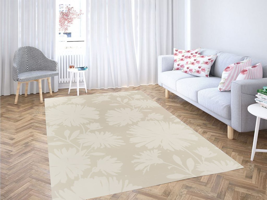 Off White Circle Living Room Modern Carpet Rug -  Chussin | Home Decor Easily