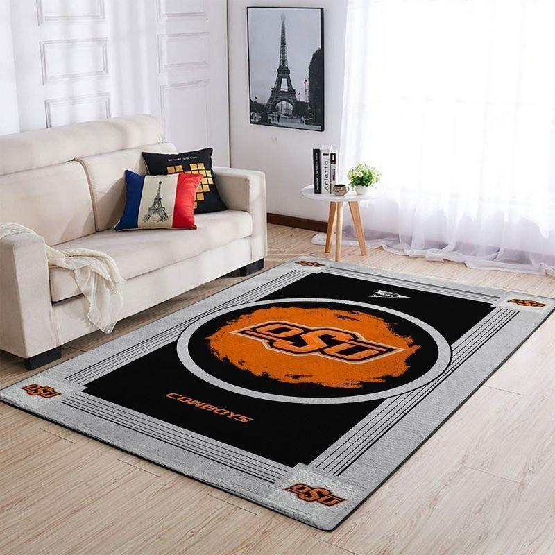 Oklahoma State Cowboys Area Rugs Ncaa Team Logo 200303110 Chussin | Home Decor Easily