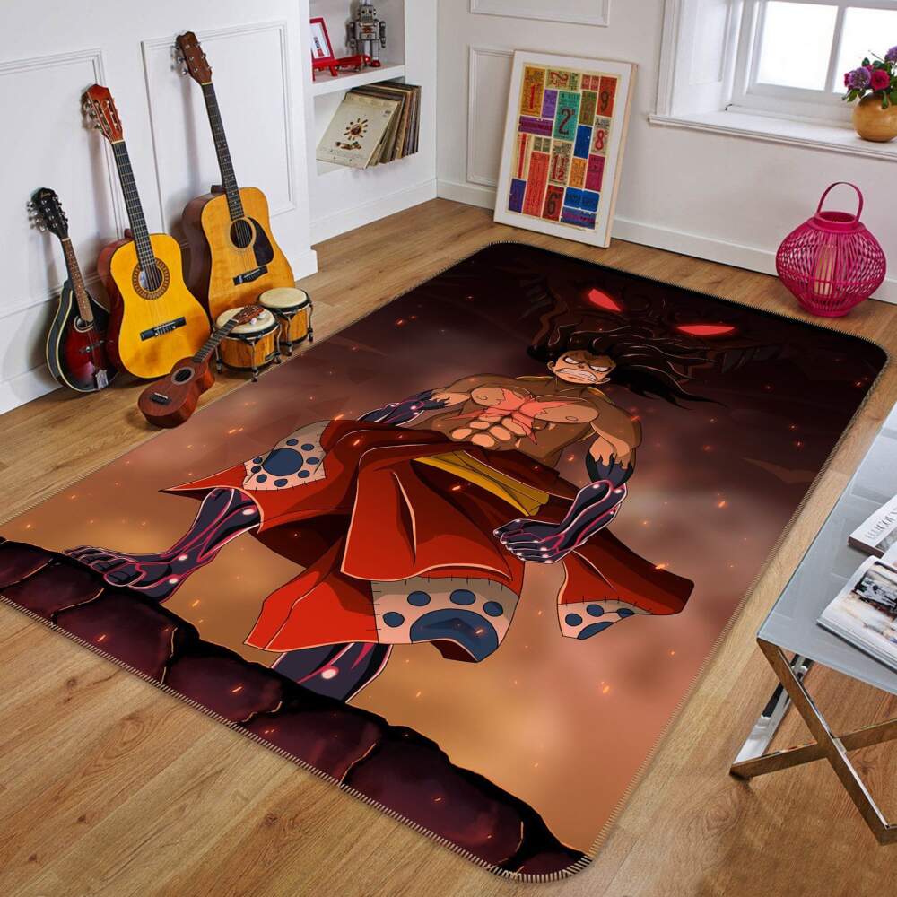 One Piece Anime 19 Area Rug Bed Room Regtangle  Chussin | Home Decor Easily