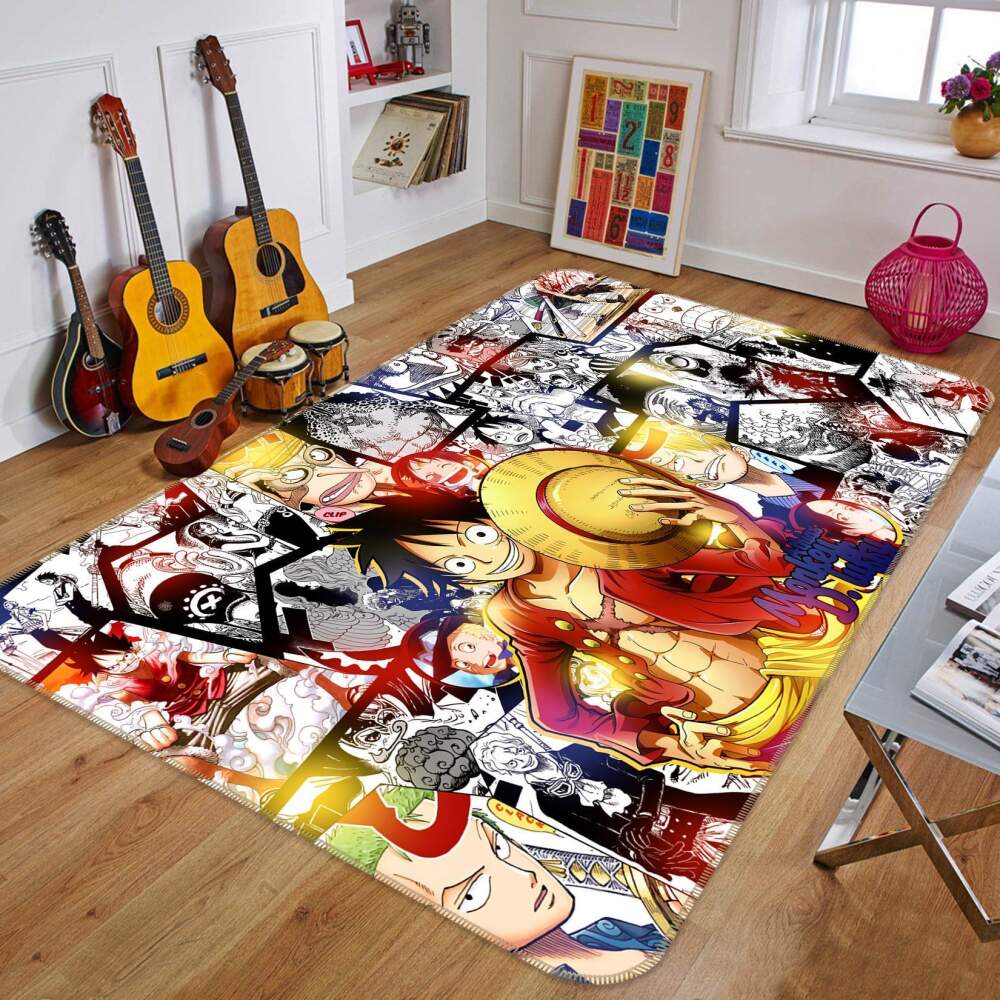 One Piece Anime 8 Area Rug And Chussin | Home Decor Easily