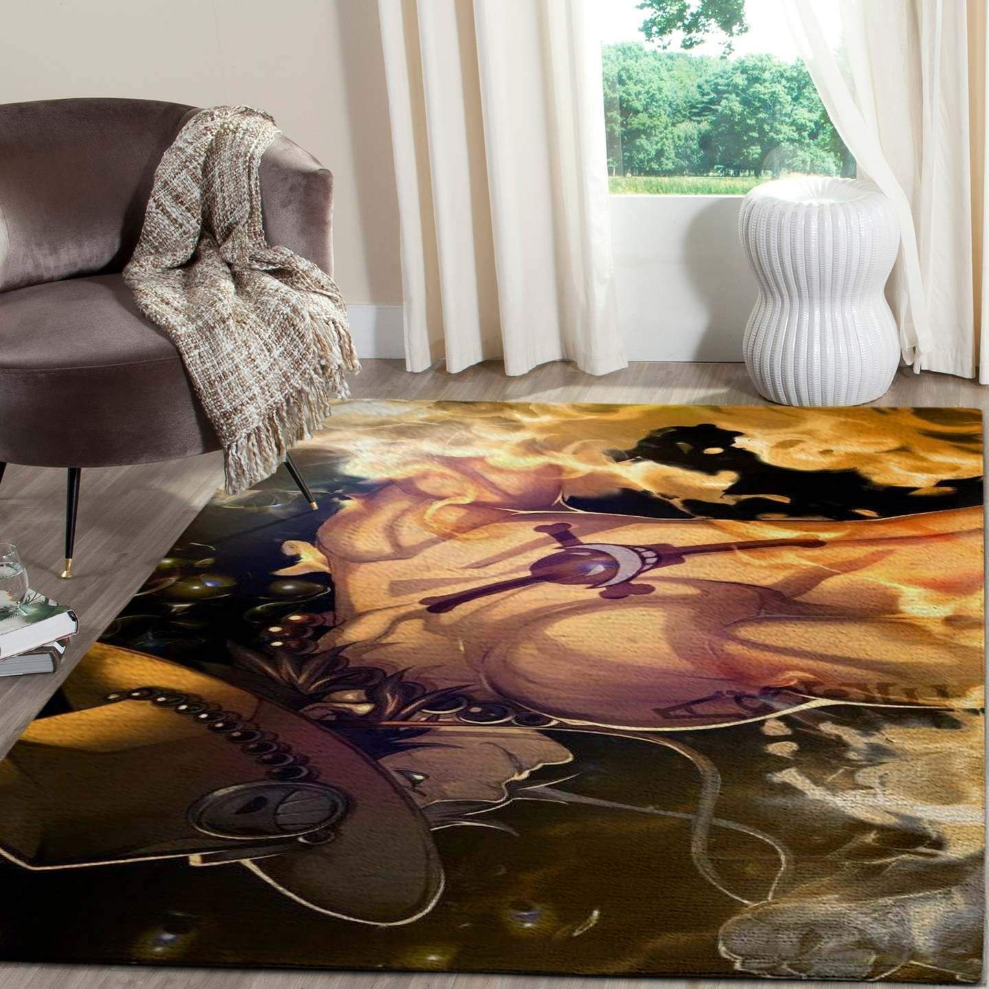 One Piece Anime Area Christmas Gift Rug Regtangle V8357  Chussin | Home Decor Easily