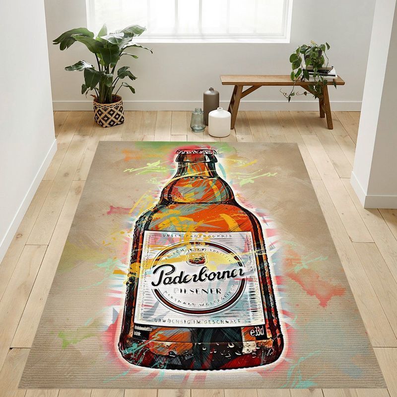 Paderborner Pilsener Area Rug Bed Room Regtangle  Chussin | Home Decor Easily