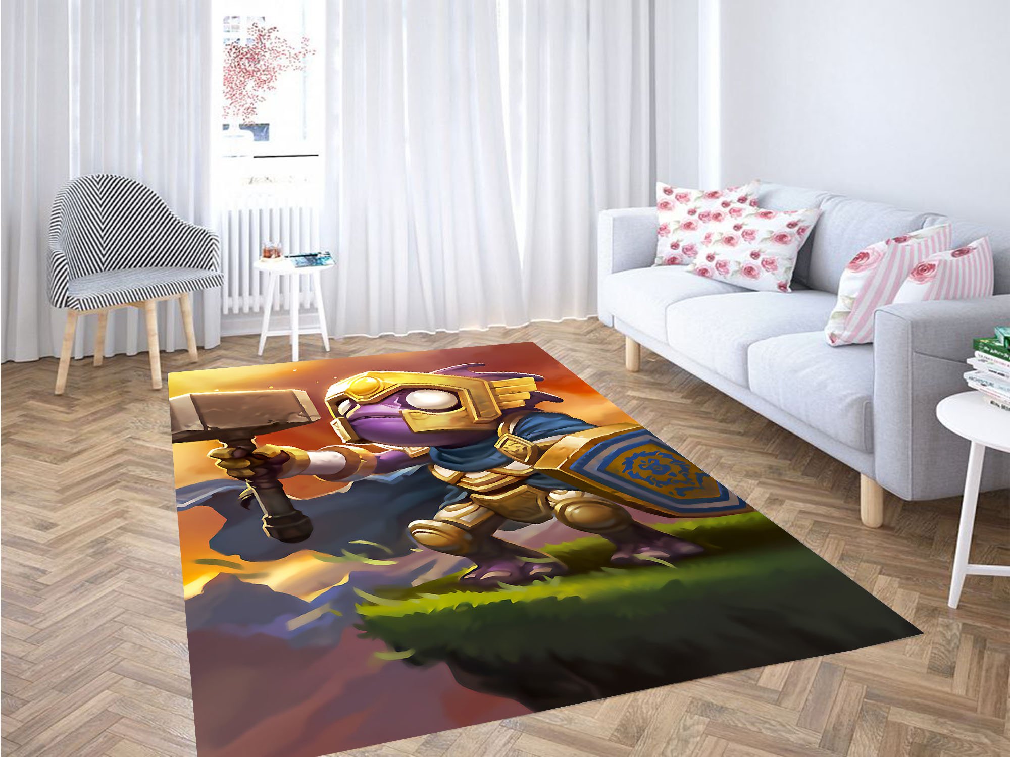 Painting Adventure Time Character Carpet Rug -  Chussin | Home Decor Easily