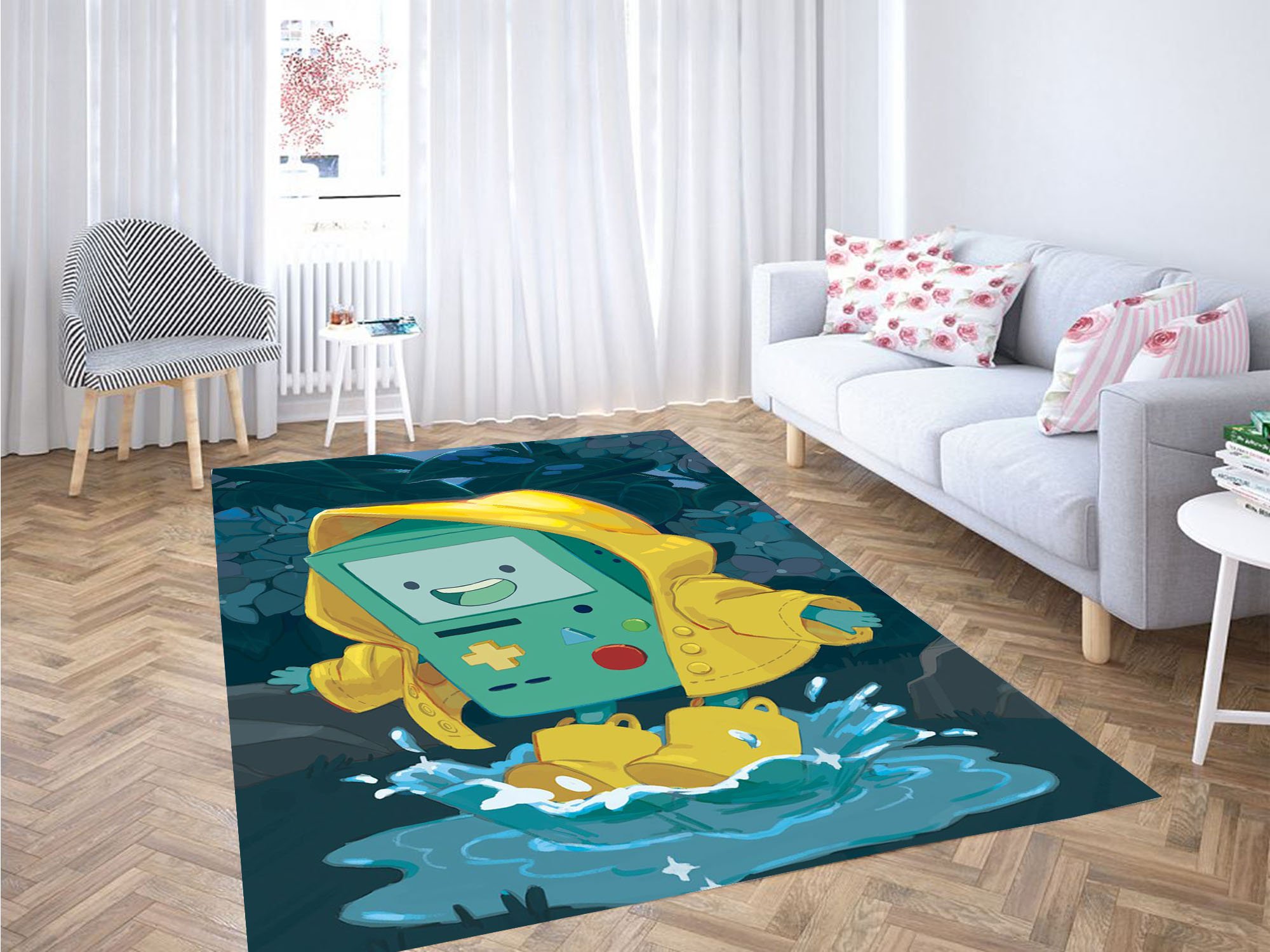 Painting Beemo Adventure Time Carpet Rug -  Chussin | Home Decor Easily