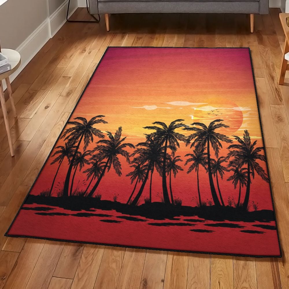 Palm Plants Area Rugs For , Palm Beach Rug  Chussin | Home Decor Easily