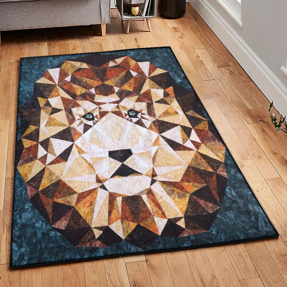 Panthera Leo Art Deco Rug, Lion Abstraction GS CL Rug  Chussin | Home Decor Easily