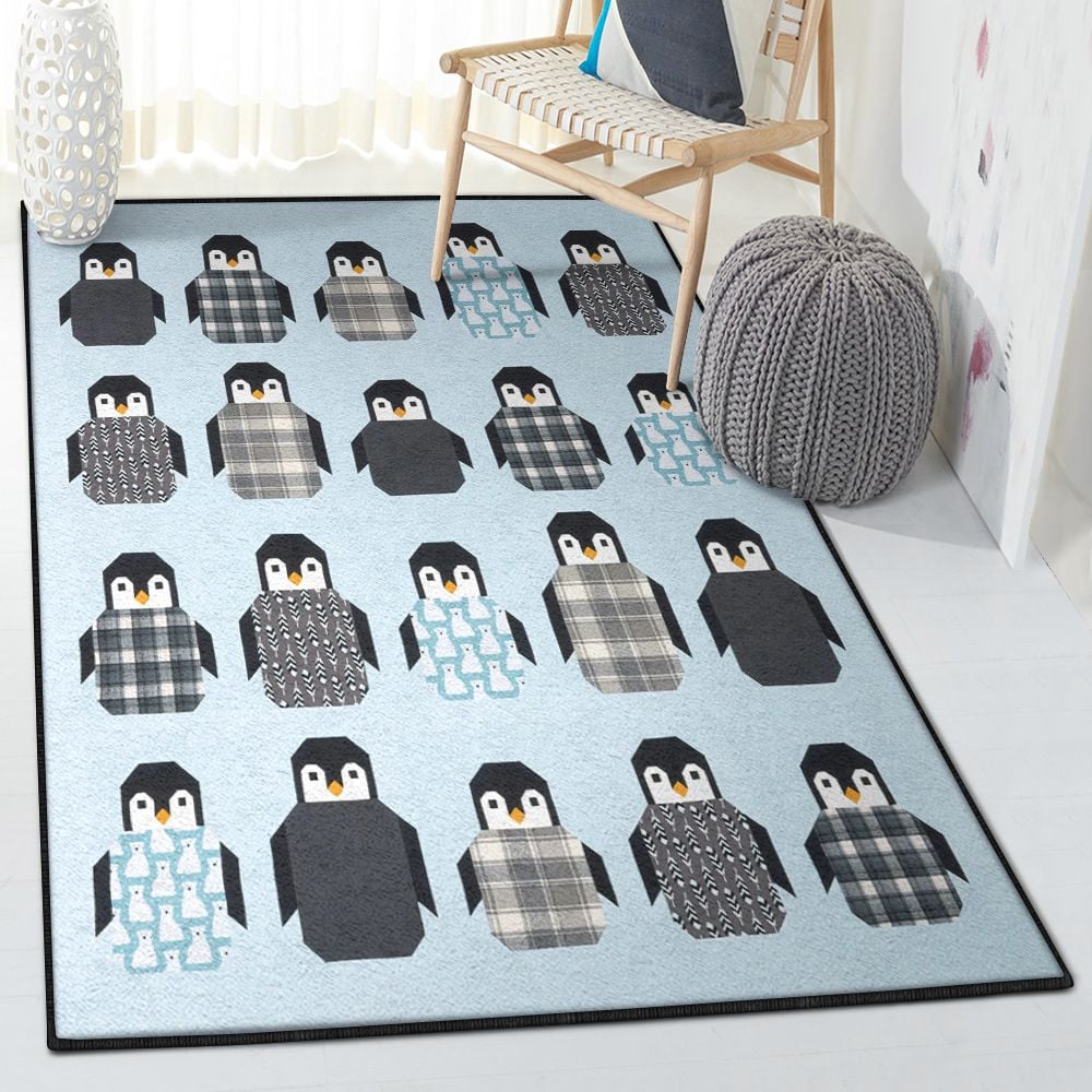 Penguin Dining Room Rug, Lovely Penguin Rug  Chussin | Home Decor Easily
