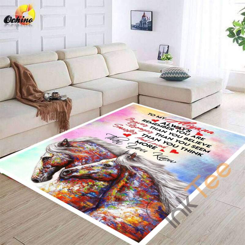 Personalized Horse Cooler Throw Gift Farm Gifts Living Room Bedroom Rug -  Chussin | Home Decor Easily
