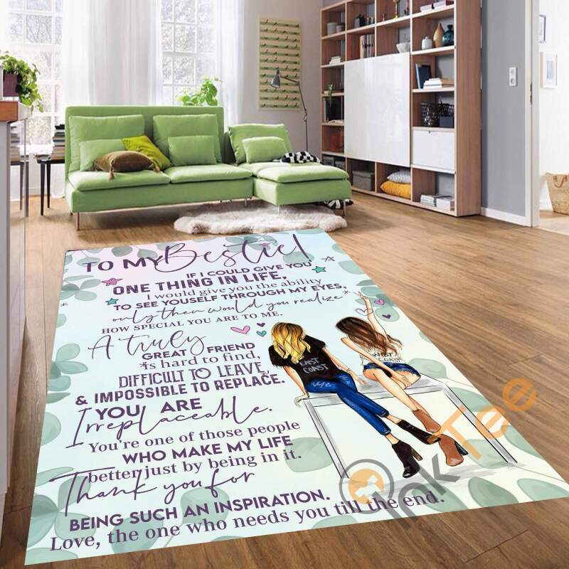Personalized To My Best Friend Living Room Bedroom Decoration Friends Gifts Rug -  Chussin | Home Decor Easily