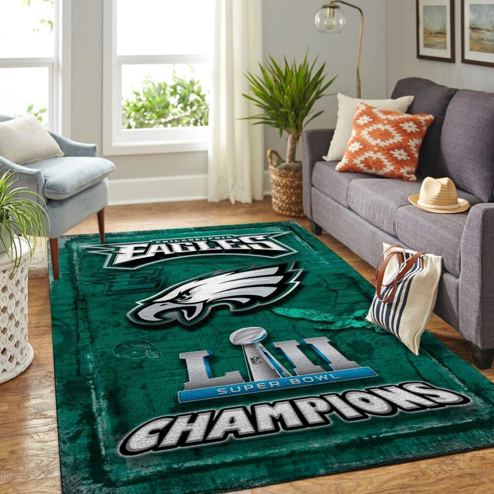 Philadelphia Eagles Area Rug for Room Chussin | Home Decor Easily