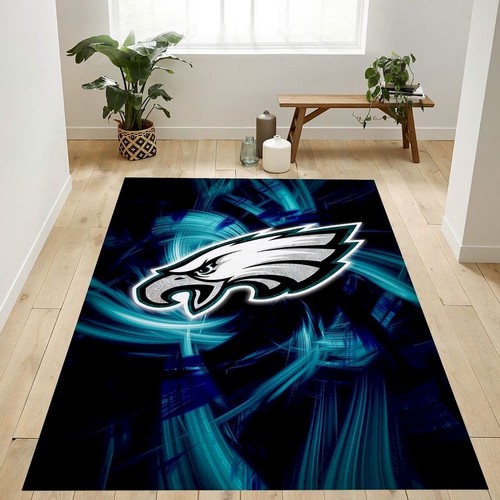Philadelphia Eagles Nfl Logo Area Rug For Gift Bedroom Rug Us Gift Dec  Chussin | Home Decor Easily
