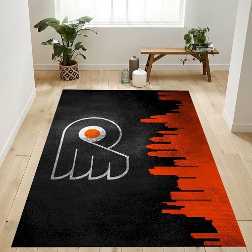 Philadelphia Flyers Nfl Logo Area Rug For Gift Bedroom Rug Us Gift Dec  Chussin | Home Decor Easily
