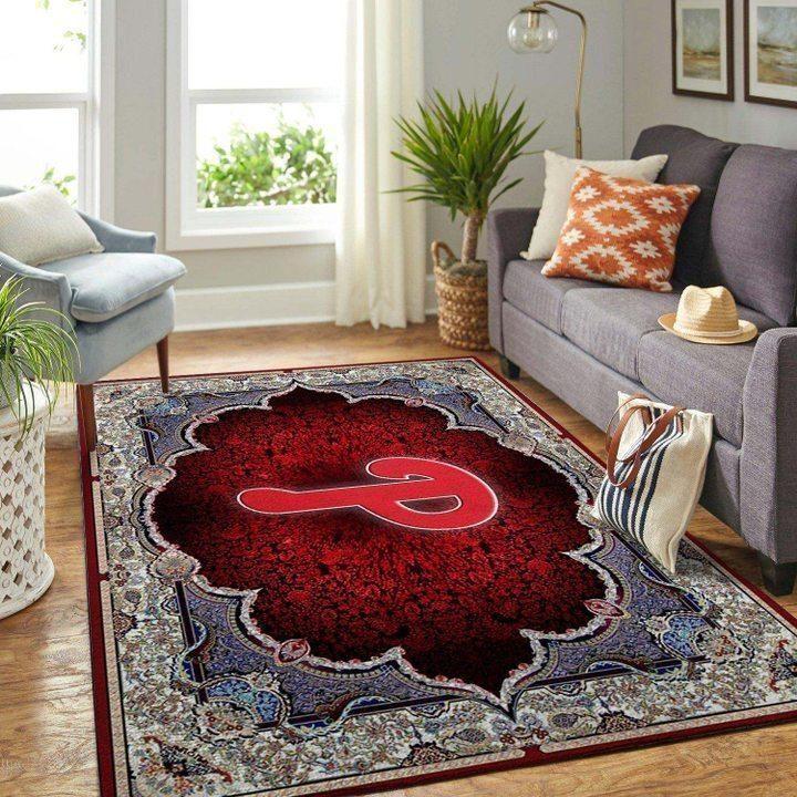 Philadelphia Phillies Area Rug Mlb Baseball Team Logo V1381  Chussin | Home Decor Easily