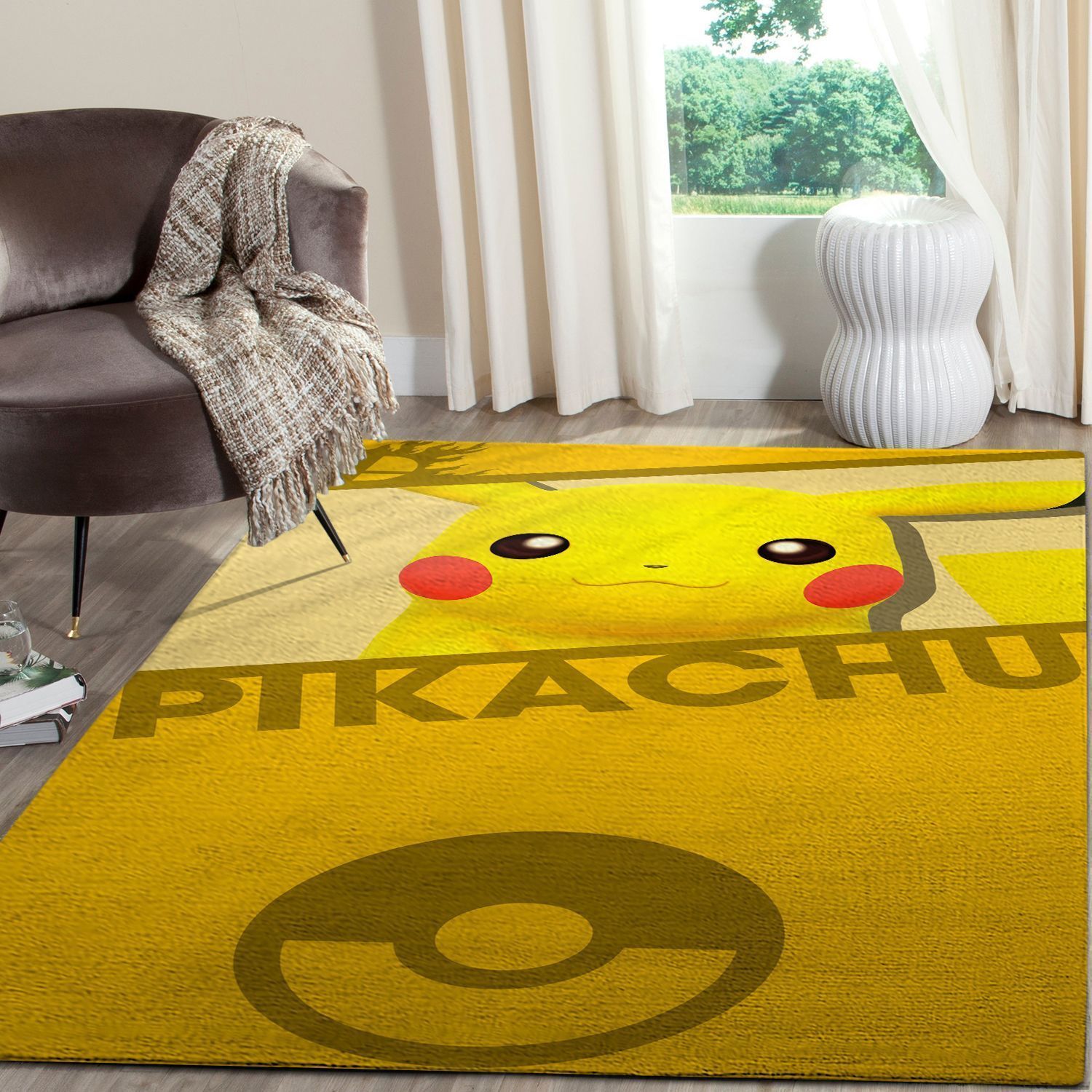 Pikachu Pokemon Anime Fn080212 Movies Area Regtangle  Chussin | Home Decor Easily